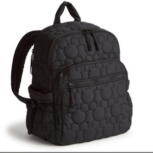 Vera Bradley Disney Mickey Quilted Black Backpack